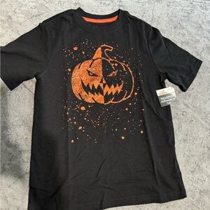 Celebrate It Black and Orange Pumpkin Tee